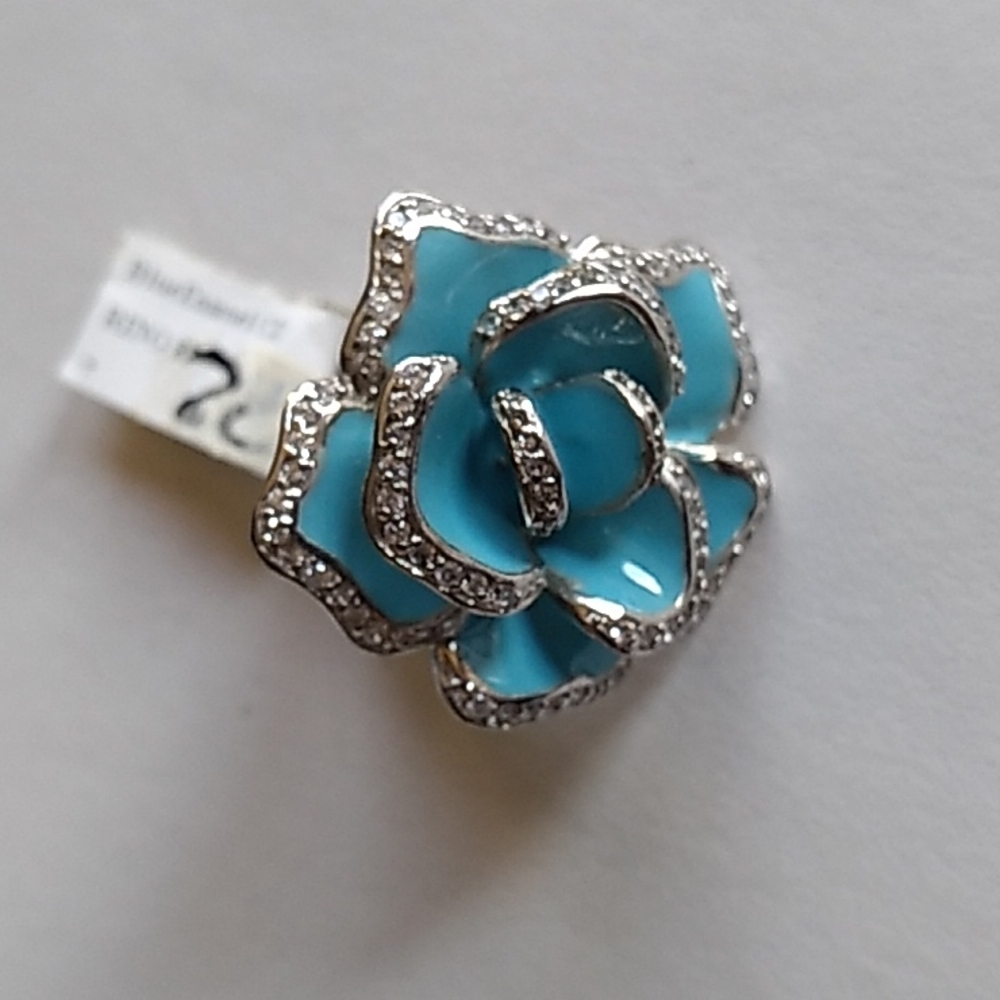 Blue Flower Ring